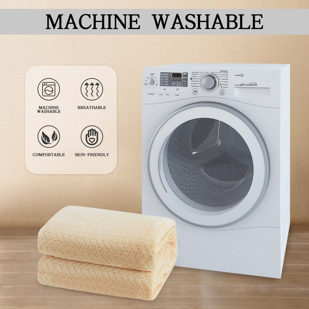 Luxe Fleece Throw & Bed Blanket – Ultra-Soft, Lightweight Cozy Layer