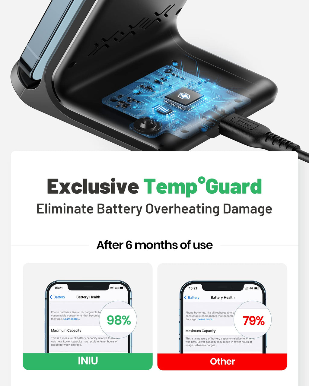 Wireless Charging Stand — Fast, Sleep-Friendly Power