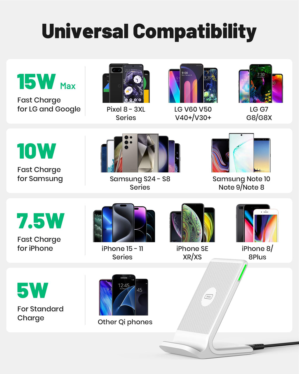 Wireless Charging Stand — Fast, Sleep-Friendly Power