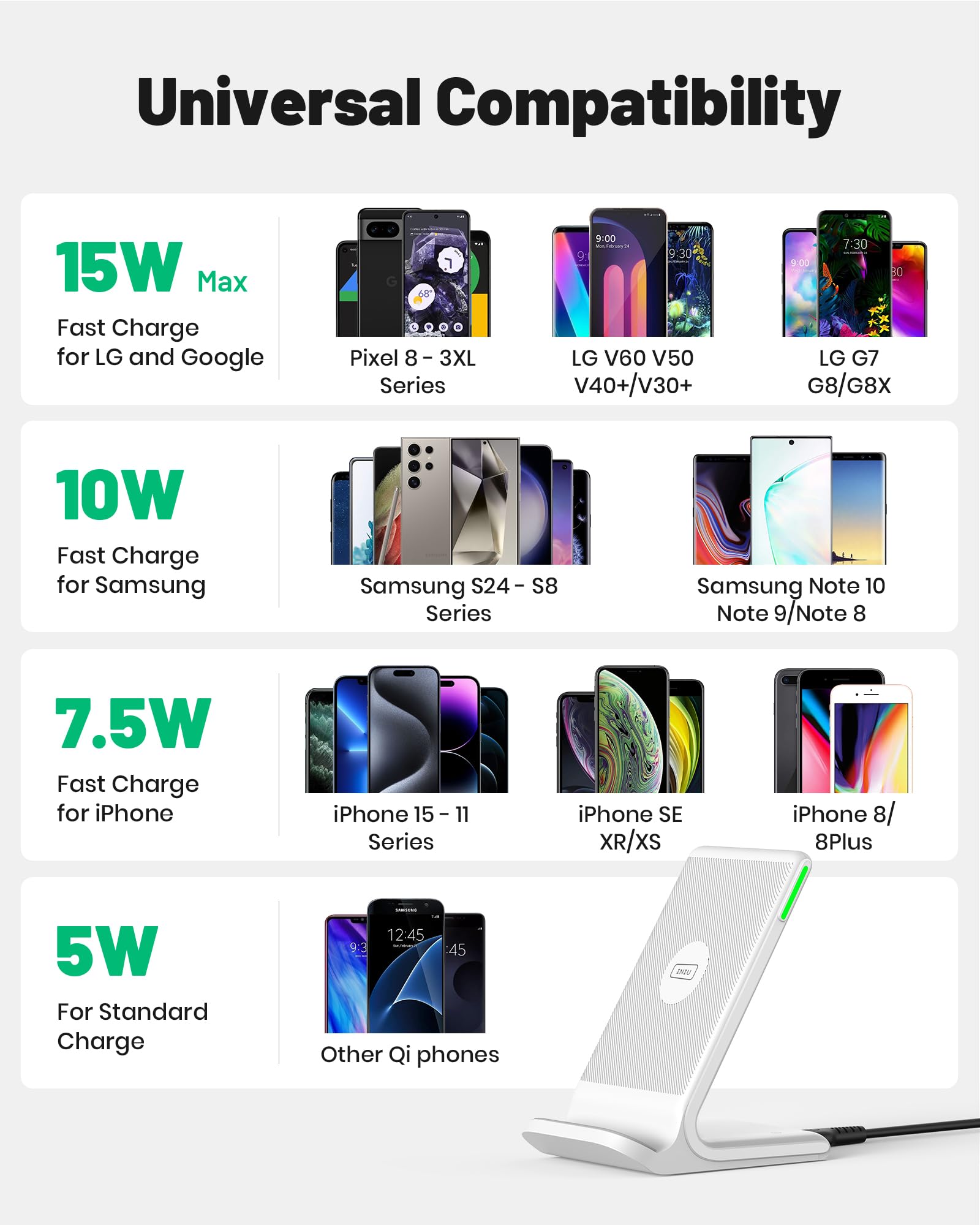 Wireless Charging Stand — Fast, Sleep-Friendly Power