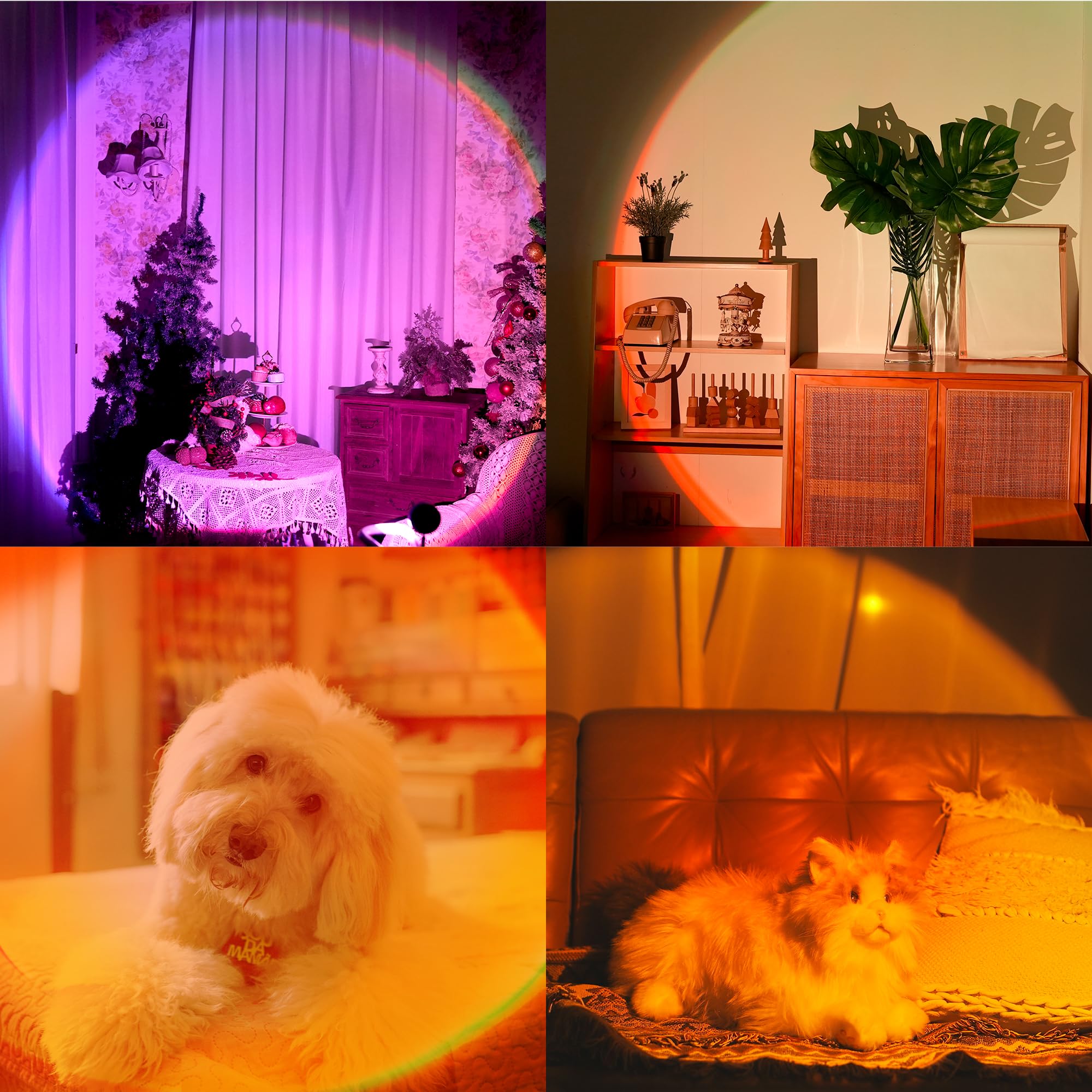 Sunset Projection Lamp — Ambient Glow Light for Elevated Interiors