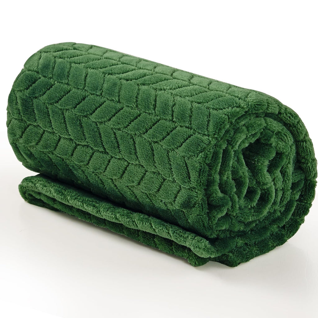 Luxe Fleece Throw & Bed Blanket – Ultra-Soft, Lightweight Cozy Layer
