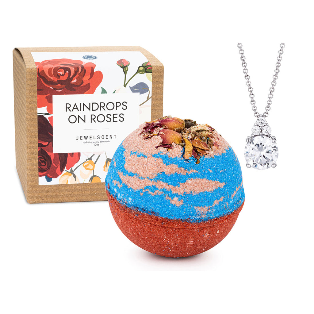 Raindrops on Roses Jewelry Bath Bomb