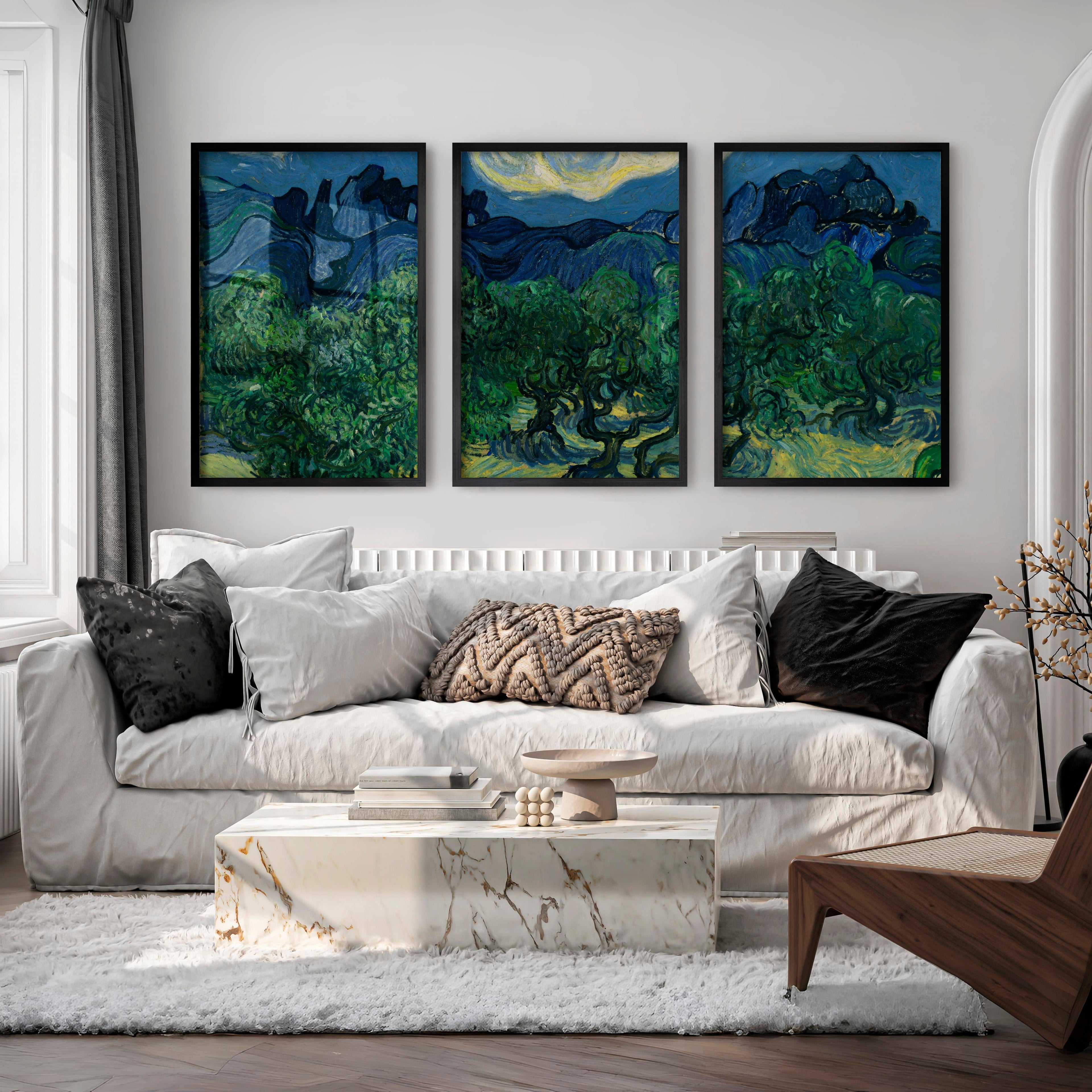 The Olive Trees Wall Art by Vincent Van Gogh - Classic Impressionist Print
