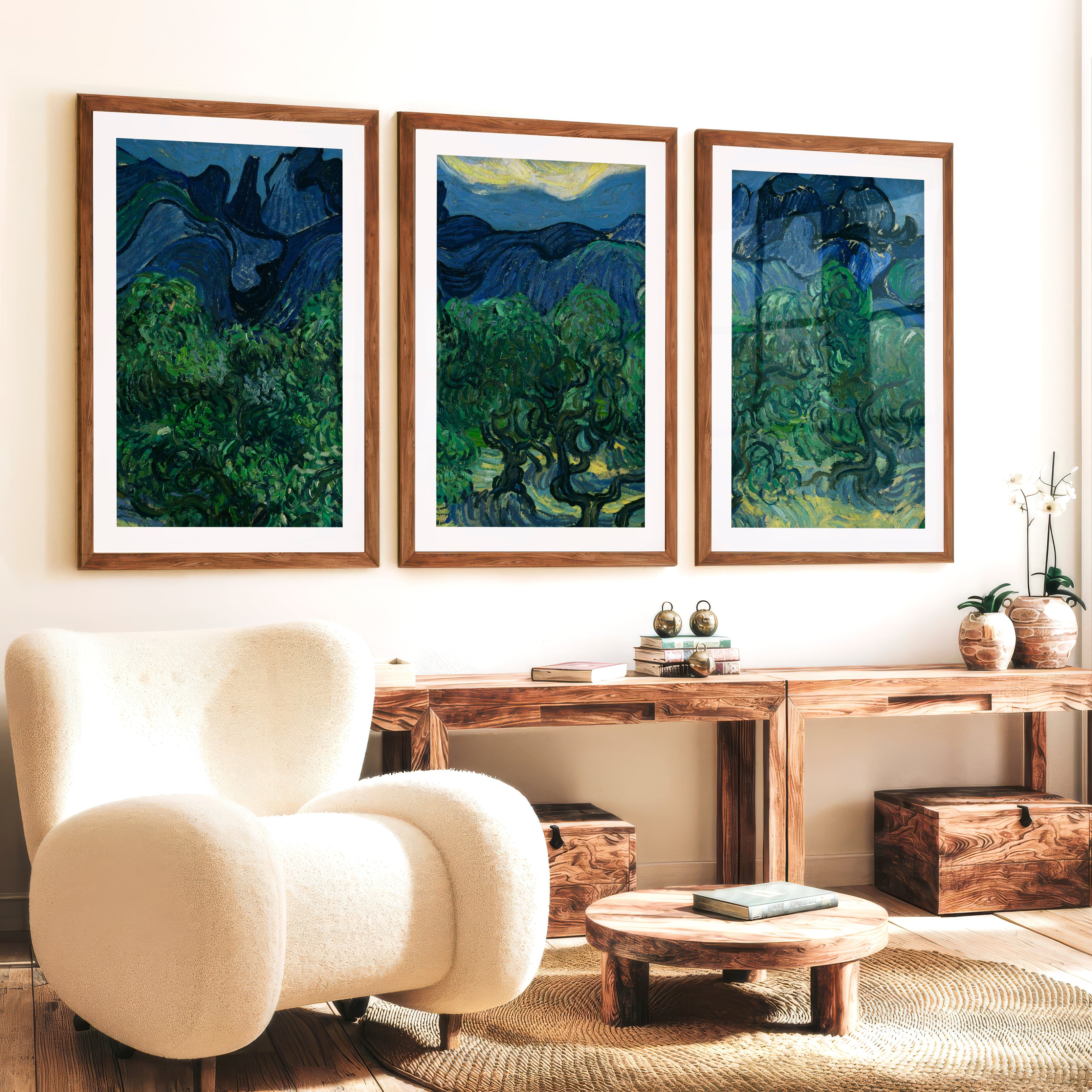 The Olive Trees Wall Art by Vincent Van Gogh - Classic Impressionist Print